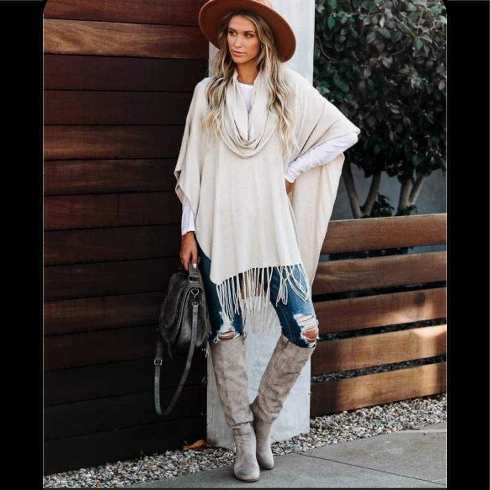 New bone lovestitch poncho